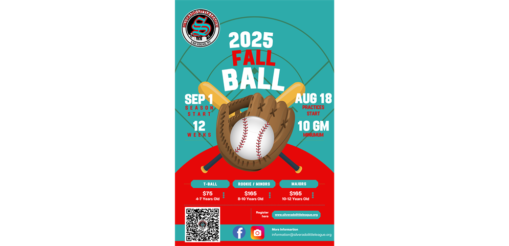 2025 Fall Ball Registration Open!