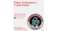 2nd Player Evaluations/Tryouts